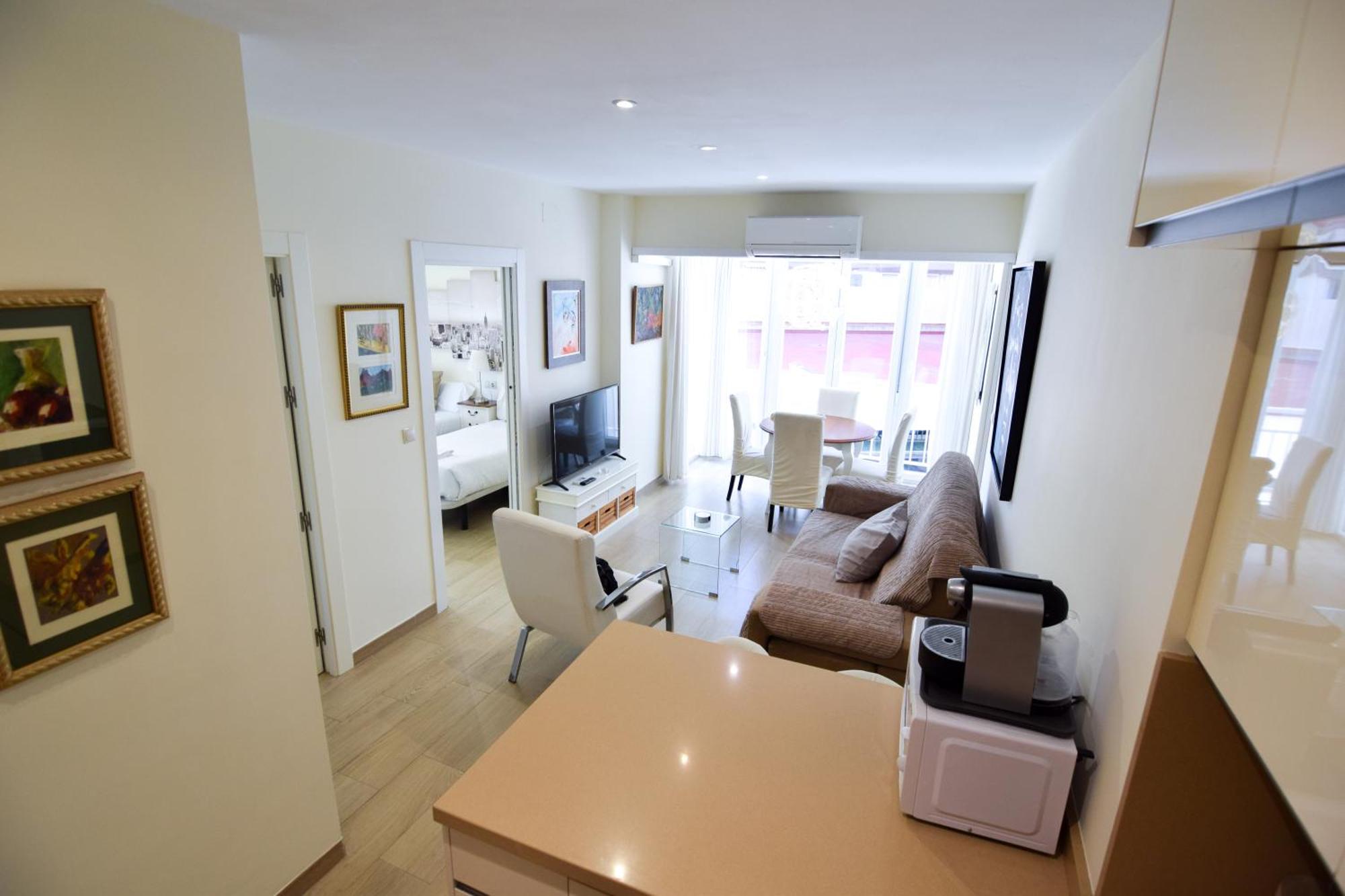 Malagueta Beachside Charm Apartment Malaga Luaran gambar
