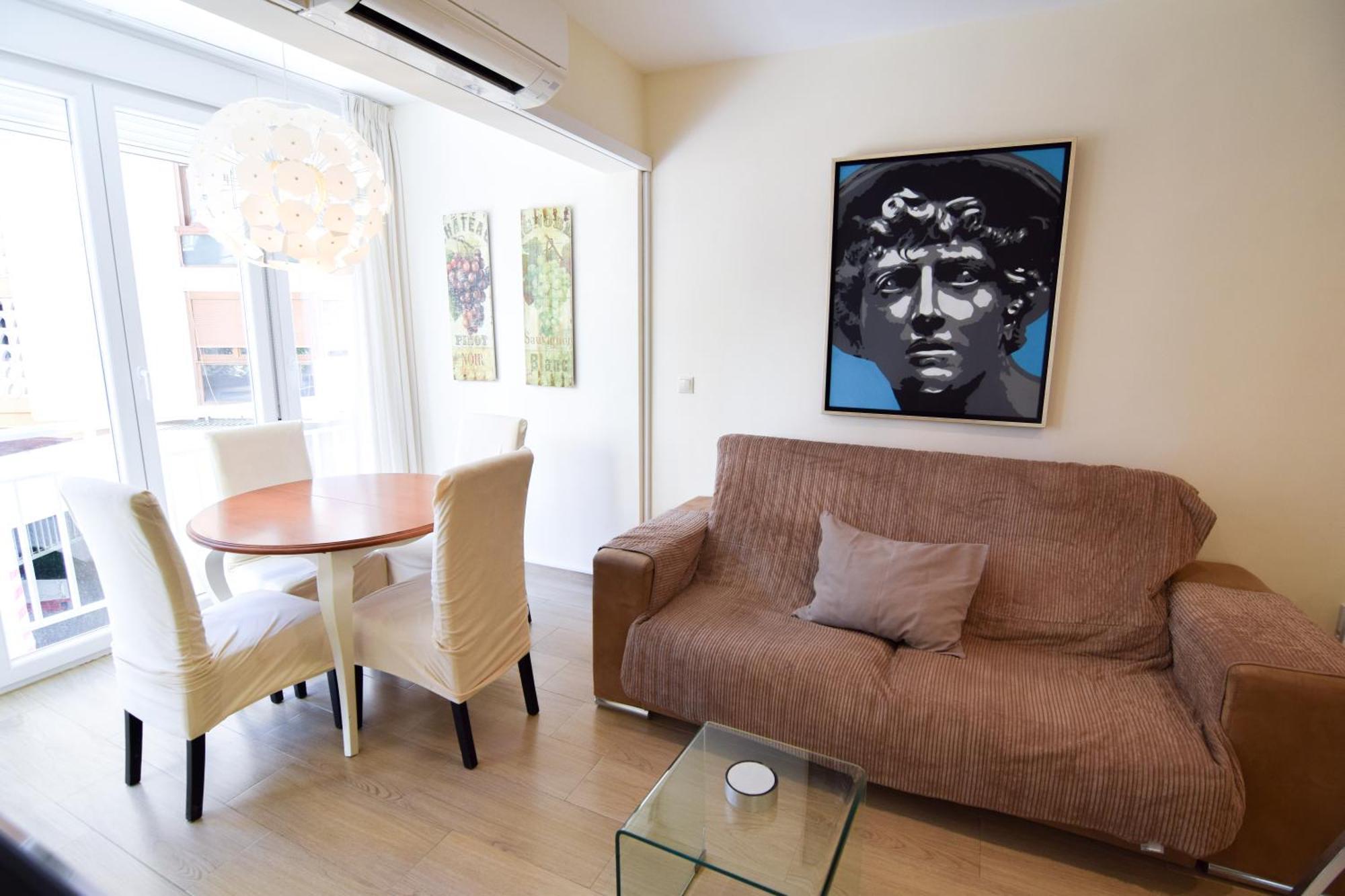 Malagueta Beachside Charm Apartment Malaga Luaran gambar