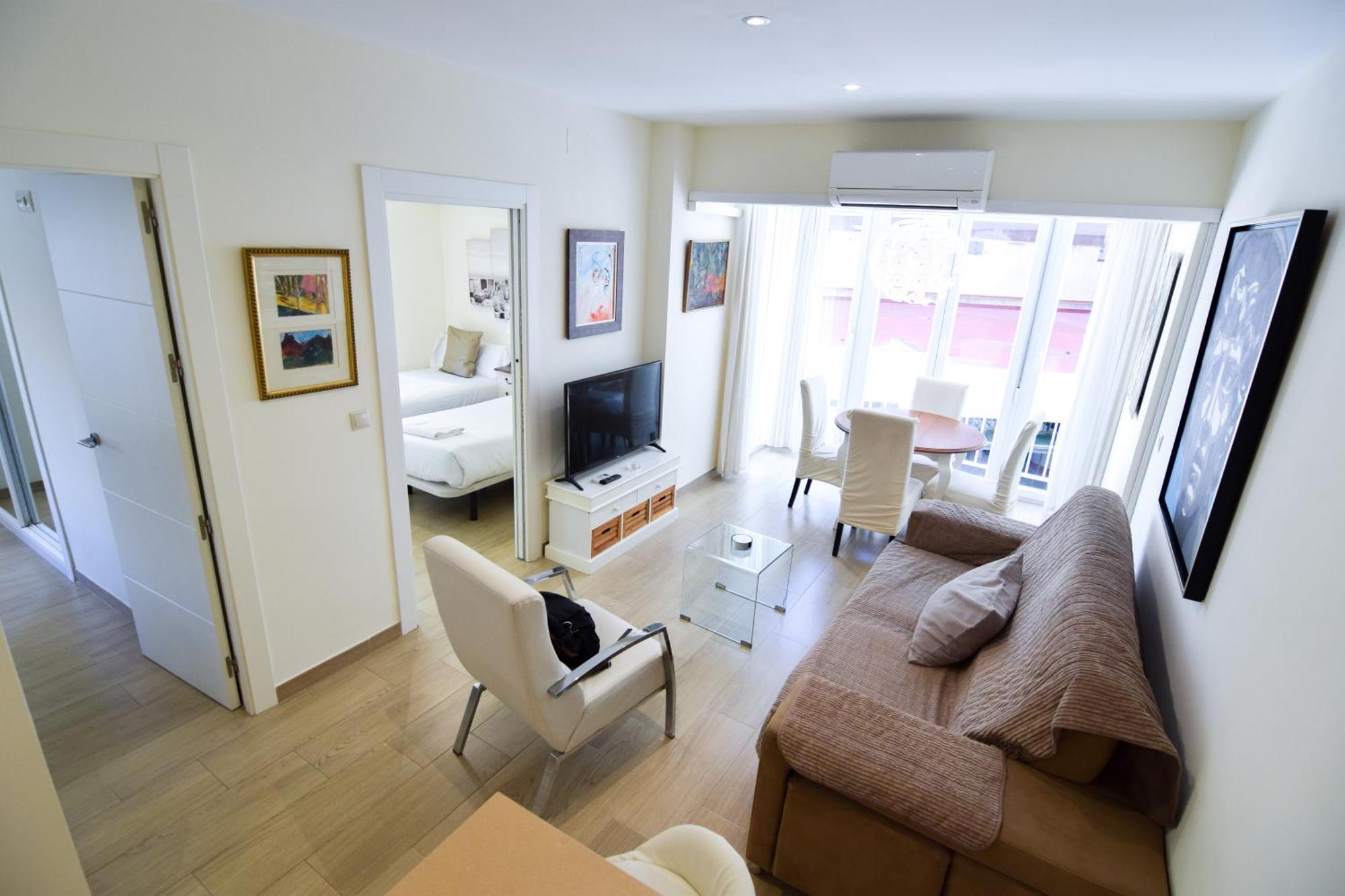 Malagueta Beachside Charm Apartment Malaga Luaran gambar
