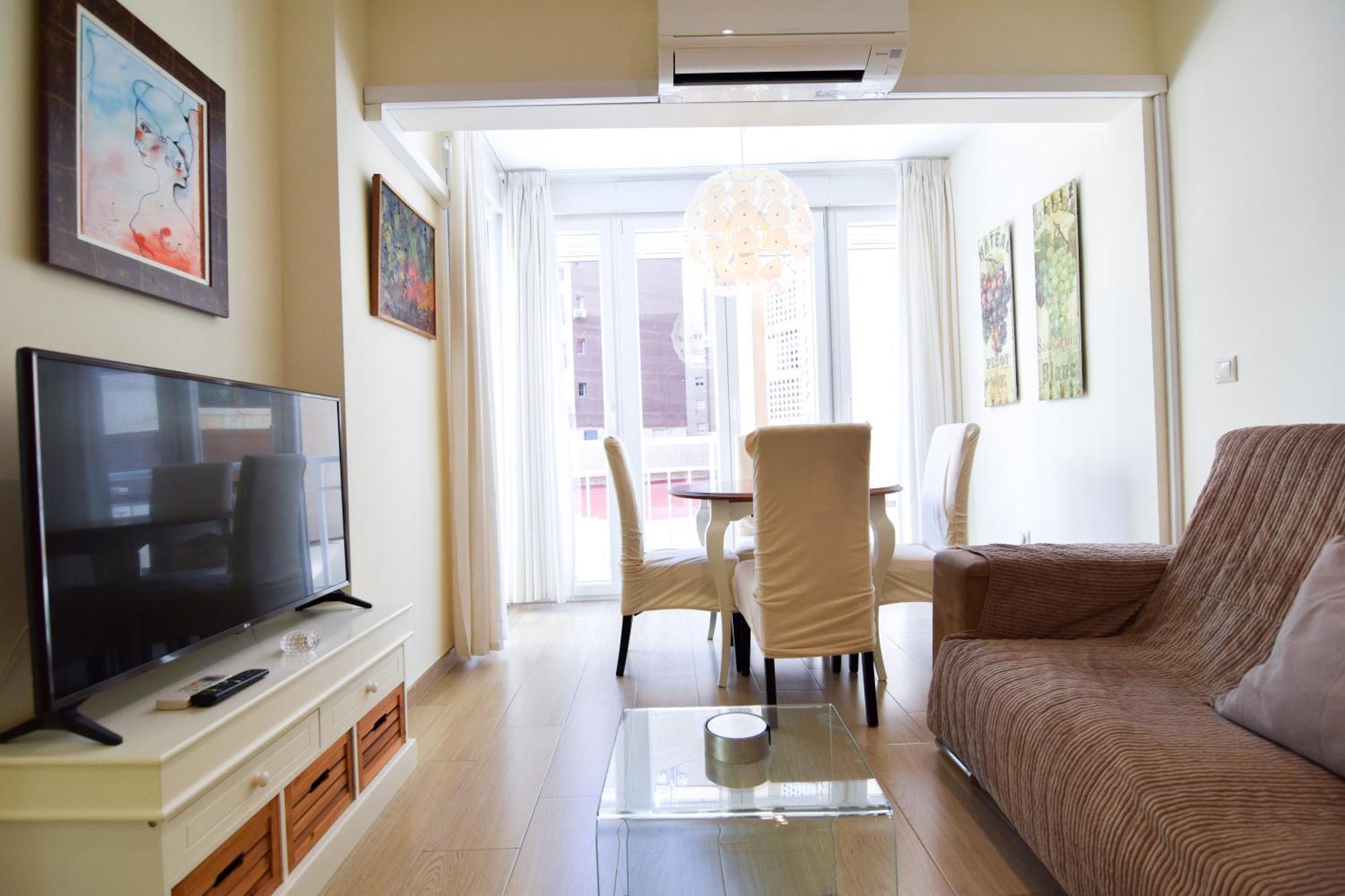 Malagueta Beachside Charm Apartment Malaga Luaran gambar