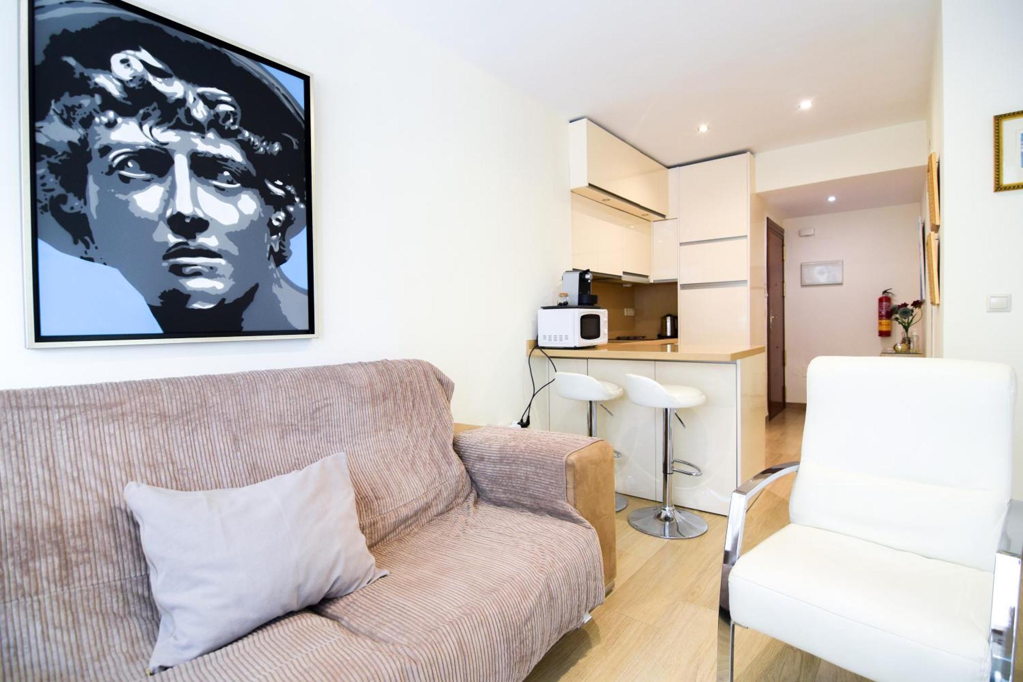 Malagueta Beachside Charm Apartment Malaga Luaran gambar