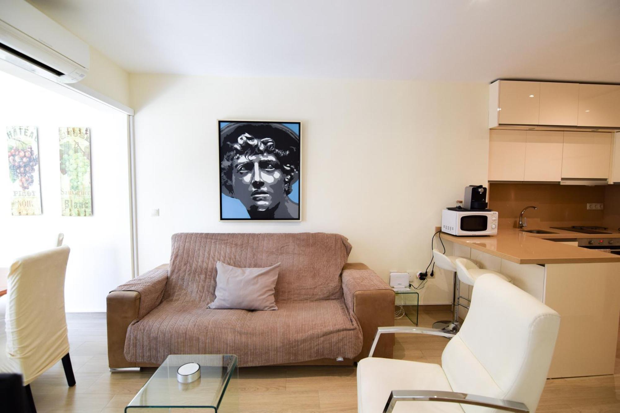 Malagueta Beachside Charm Apartment Malaga Luaran gambar