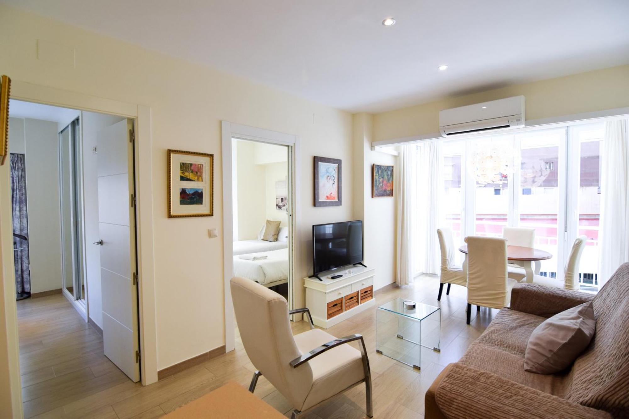 Malagueta Beachside Charm Apartment Malaga Luaran gambar
